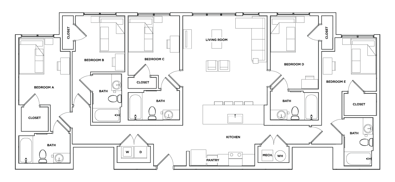 Apartment Floor Plans | The Mark Athens