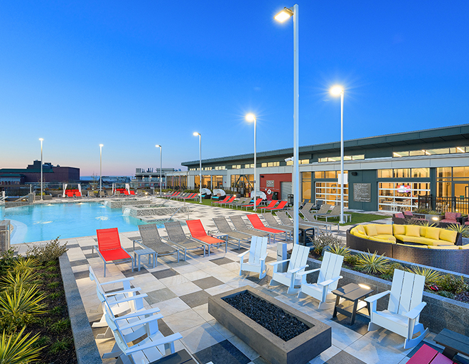resort style pool