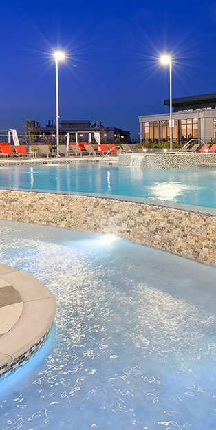resort style pool