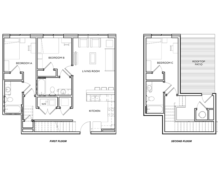 Camden - 3x3 Floor plan