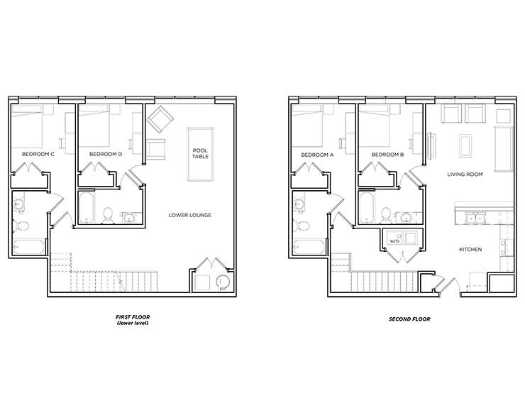 Finchley - 4x4 Floor plan
