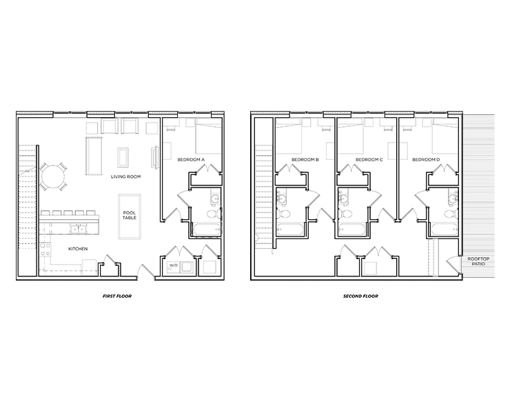 Forestdale - 4x4 Floor plan