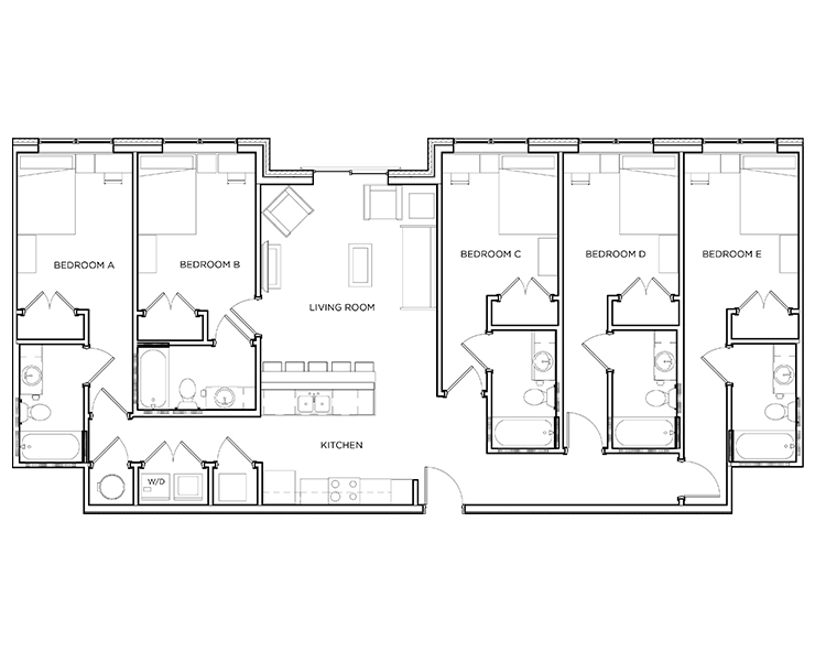 Greenwich - 5x5 Floor plan