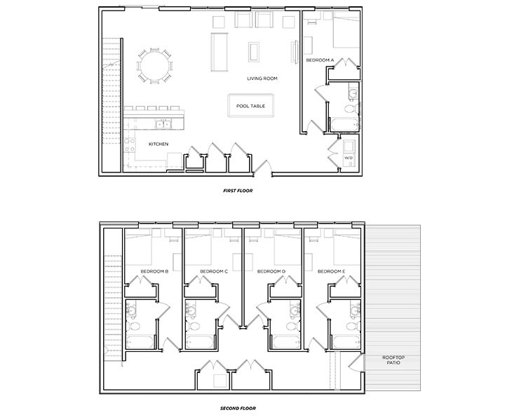 Hamlet - 5x5 Floor plan