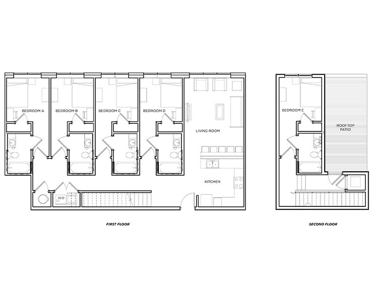 Harrow - 5x5 Floor plan